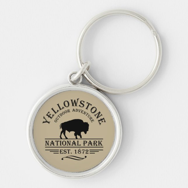 Yellowstone national park key ring (Front)