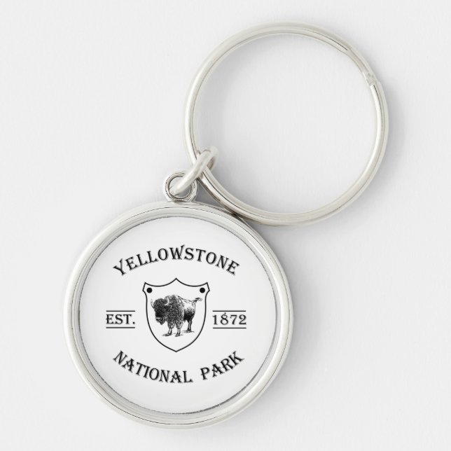 Yellowstone national park key ring (Front)