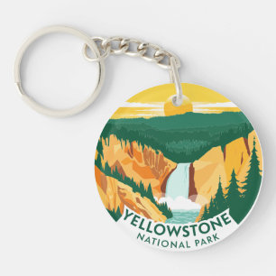 Yellowstone National Park Key Ring