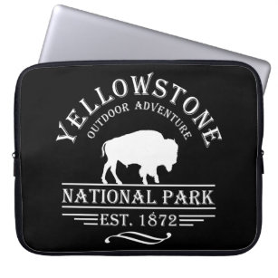 yellowstone national park laptop sleeve