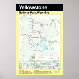 Yellowstone National Park Large Poster