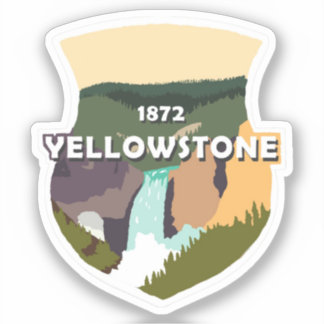 Yellowstone National Park Large Vinyl Sticker