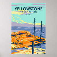 Yellowstone National Park Mammoth Hot Springs