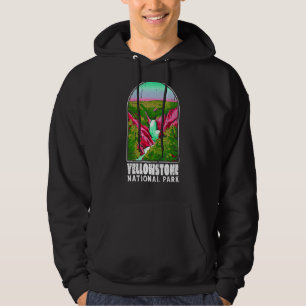 Yellowstone National Park Montana Men Women Campin Hoodie