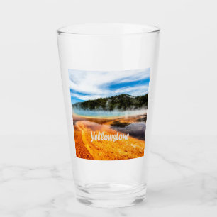 Yellowstone National Park Mountains Nature Animals Glass