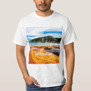 Yellowstone National Park Mountains Nature Animals T-Shirt