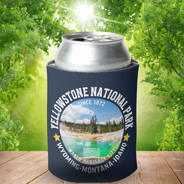 Yellowstone National Park  Nature Landscape Can Cooler (Creator Uploaded)