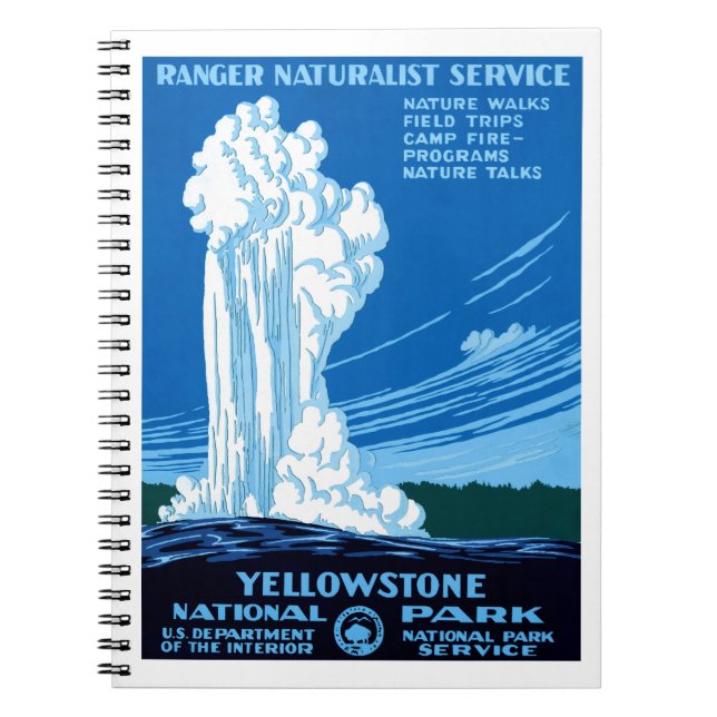 Yellowstone National Park Notebook (Front)