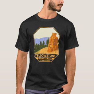 Yellowstone National Park Petrified Tree Vintage  T-Shirt