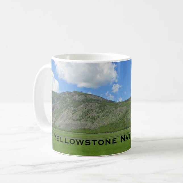 Yellowstone National Park Photo Natural Landscape Coffee Mug (Front Left)