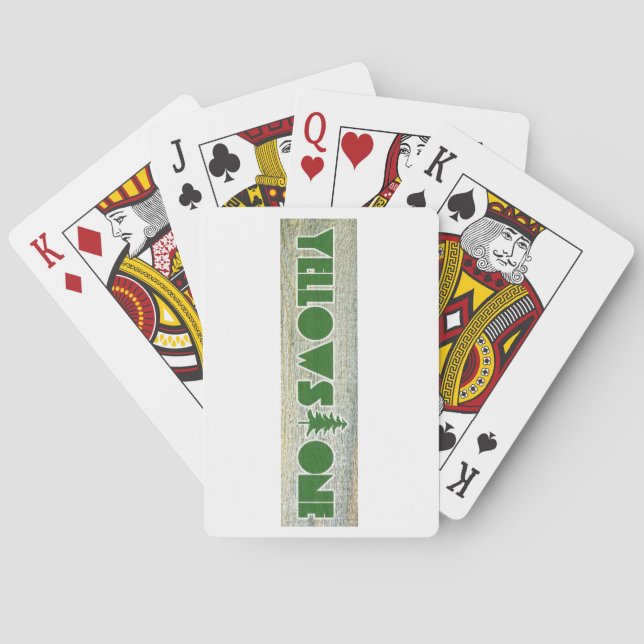 Yellowstone National Park Playing Cards (Back)