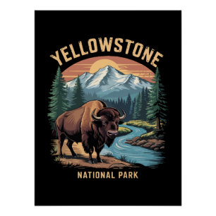 Yellowstone National park Poster