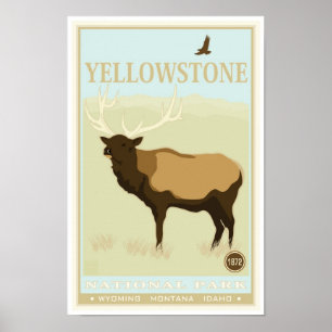 Yellowstone National Park Poster