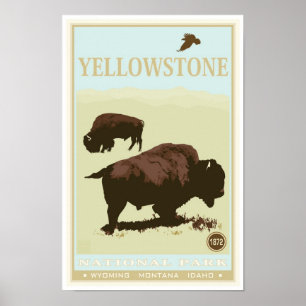 Yellowstone National Park Poster
