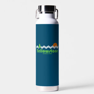Yellowstone National Park Retro Water Bottle