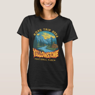 Yellowstone National Park Road Trip 2024 Camping H T-Shirt