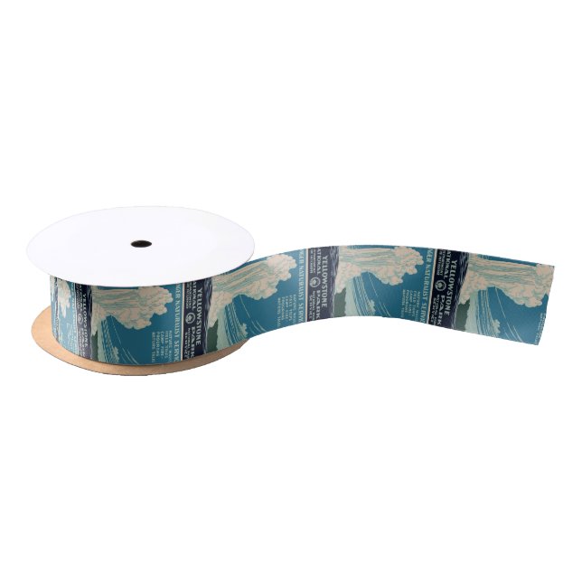 Yellowstone National Park Satin Ribbon (Spool)