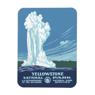 Yellowstone National Park Souvenir Magnet