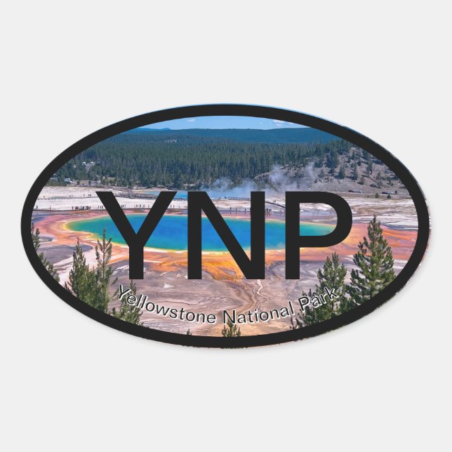 Yellowstone National Park Sticker (Front)