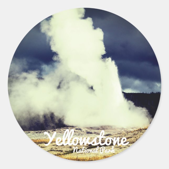 Yellowstone National Park Sticker (Front)