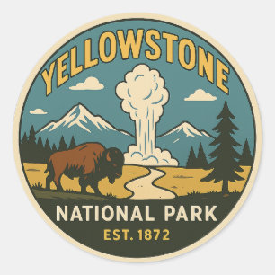 Yellowstone National Park - Sticker