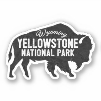 Yellowstone National Park Sticker Decal Wyoming