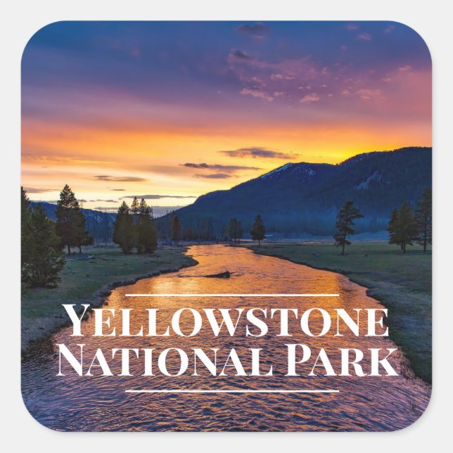 Yellowstone National Park Stickers (Front)