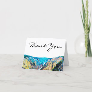 Yellowstone National Park Thank You Card