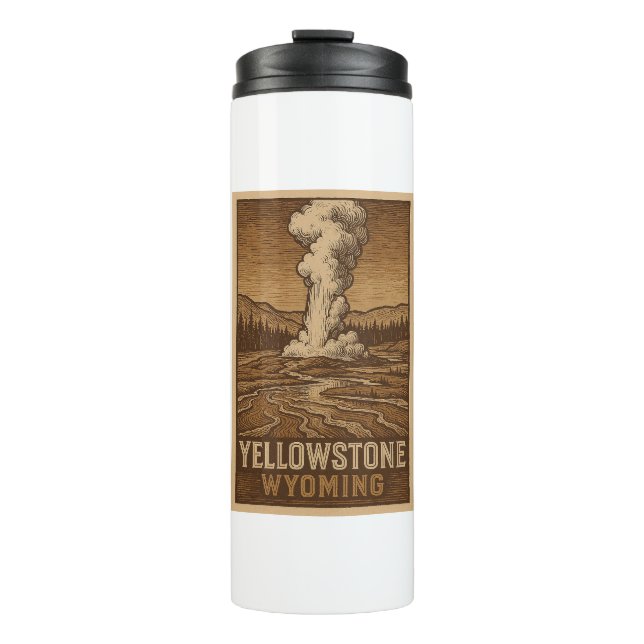 Yellowstone National Park Thermal Tumbler (Front)