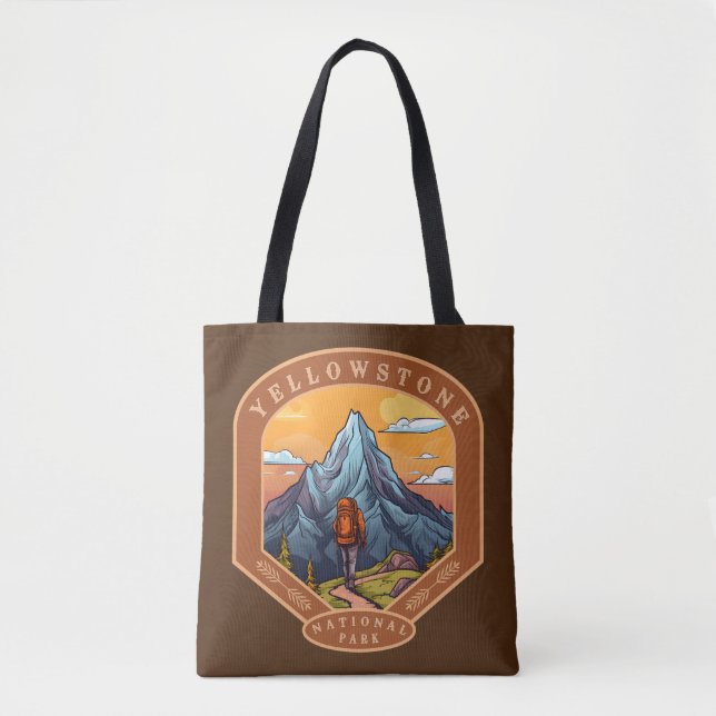 Yellowstone National Park Tote Bag (Front)