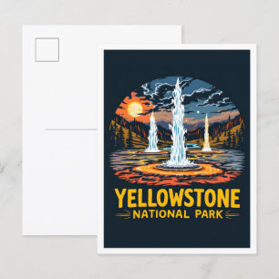 Yellowstone National Park United States Postcard