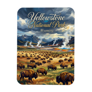 Yellowstone National Park USA Magnet