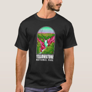 Yellowstone National Park Usa Men Women Camping Hi T-Shirt