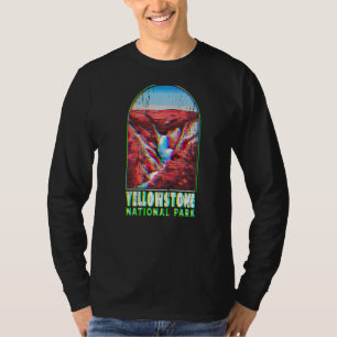 Yellowstone National Park Usa Men Women Camping Hi T-Shirt