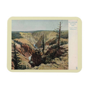Yellowstone National Park, Vintage  Magnet