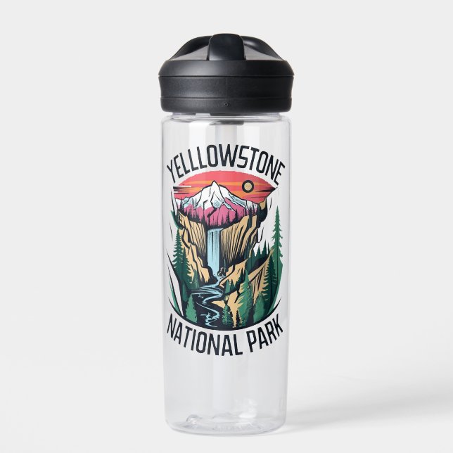 Yellowstone National Park Water Bottle (Front)