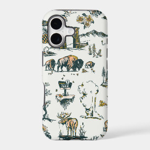 Yellowstone National Park Wildlife Pattern