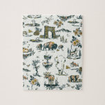 Yellowstone National Park Wildlife Pattern Jigsaw Puzzle<br><div class="desc">Design by The Whiskey Ginger.</div>