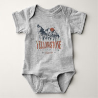 Yellowstone National Park Wolf Mountains Vintage