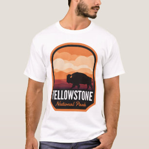 Yellowstone National Park WY Bison T-Shirt