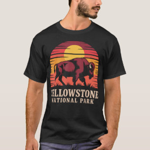 Yellowstone National Park Wyoming Buffalo Bison T-Shirt