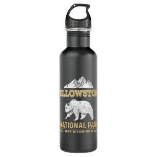 Yellowstone National Park Wyoming Grizzly Bear  710 Ml Water Bottle