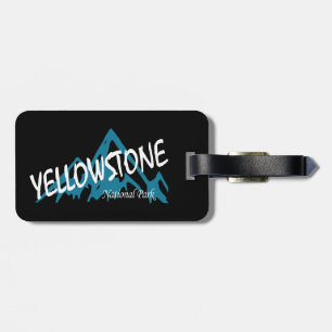 Yellowstone National Park Wyoming Montana Mountain Luggage Tag
