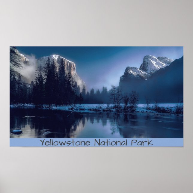 Yellowstone National Park Wyoming Poster (Front)