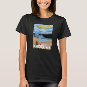 Yellowstone National Park Wyoming Poster T-Shirt