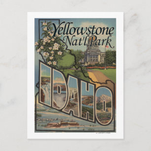 Yellowstone Nat'l Park, Idaho Postcard