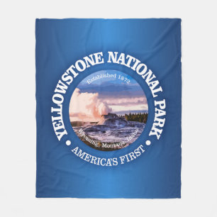 Yellowstone NP 2 Fleece Blanket