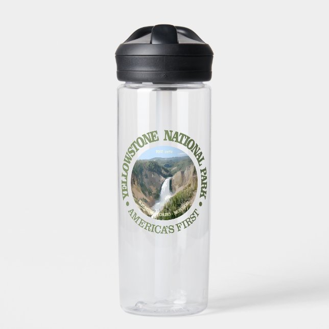 Yellowstone NP (falls)  Water Bottle (Front)