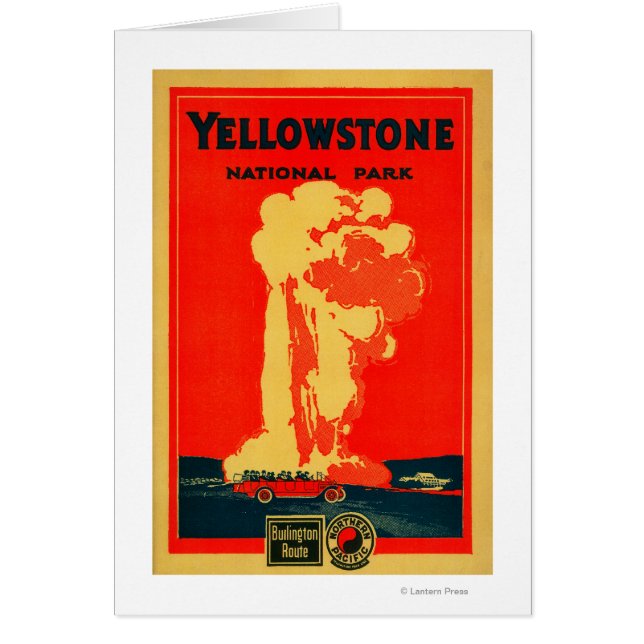 Yellowstone, Old Faithful Advertising Poster (Front)