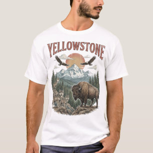 Yellowstone & Old Faithful Tee Shirt - Vintage